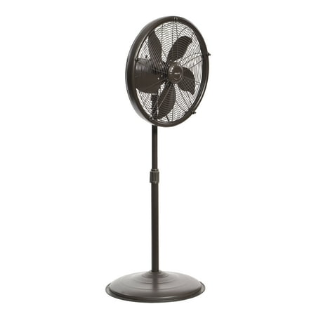 NewAir - 18" Oscillating Pedestal Misting Fan - Dark Brown