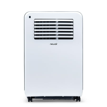 NewAir - 425 Sq. Ft. Portable Air Conditioner, 12,000 BTUs (7,700 BTU, DOE), Easy Setup Window Venting Kit and Remote Control - White