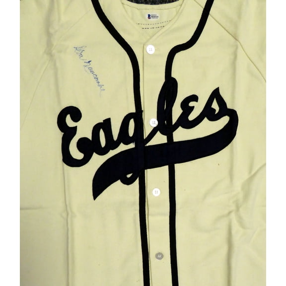 Newark Eagles Don Newcombe Autographed Cream Jersey Beckett BAS #B26314
