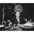 thumbnail image 1 of Newark Mayor Hugh Addonizio Back At His City Hall Desk On Dec. 18 History (36 x 24), 1 of 2