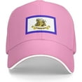 Newark New Jersey City Flag Baseball Cap Sandwich Brim Hats for Men