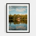 thumbnail image 1 of Newark Pond 02 - Newark Vermont Photography Lake Scenic Nature Landscape Autumn Woodland Black Framed Wall Art Print 16 x 20 inches, 1 of 1