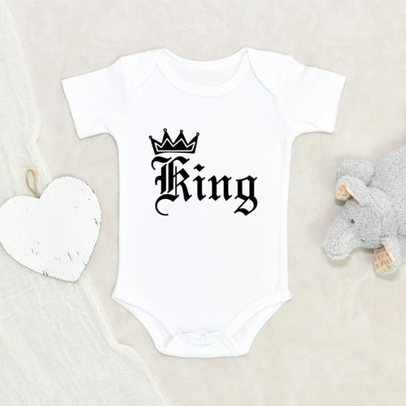 Newbabywishes - Adorable King Clothes for Baby Boys - Pregnancy Announcement Baby Clothing