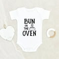 thumbnail image 1 of Newbabywishes -Cute Bun In The Oven Baby Clothes for Boys and Girls - Baby Announcement, 1 of 4
