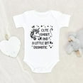thumbnail image 1 of Newbabywishes - Cute Smart Little Bit Drama Funny Baby Clothes for Girls - Unicorns Baby Clothing, 1 of 4