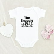 Newbabywishes - Cute Snuggle is Real Baby Clothes for Boys and Girls - Newborn Baby Clothes