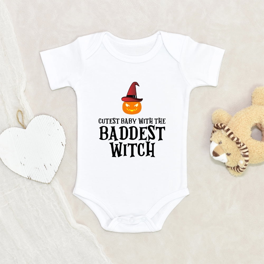 Newbabywishes - Cutest Baby with a Baddest Witch Baby Clothes for Boys and  Girls - Halloween Baby Clothes - Walmart.com, image size:1000x1000