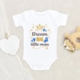 thumbnail image 1 of Newbabywishes - Dreams Big Lil Man Cute Baby Clothes for Boys - Newborn Baby Clothing, 1 of 3