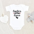 thumbnail image 1 of Newbabywishes - Funny Auntie's Little Homie Baby Clothes for Boys and Girls - Newborn Baby Clothes, 1 of 4
