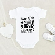 Newbabywishes - Funny Crib Party Cute Baby Clothes for Boys and Girls - Newborn Baby Clothing