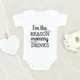 thumbnail image 1 of Newbabywishes - Funny I'm Reasons Mom Drinks Baby Clothes for Boys and Girls - Cute Baby Clothing, 1 of 4