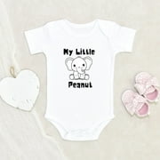 Newbabywishes - Funny Lil Peanuts Baby Clothes for Boys and Girls - Newborn Baby Clothes