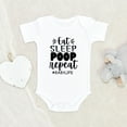 thumbnail image 1 of Newbabywishes - Hungry Sleeps Poop Baby Clothes for Boys and Girls - Newborn Baby Clothes, 1 of 4