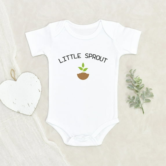 Newbabywishes - Little Sprout Minimalist Baby Clothes for Boys and Girls - Plant Baby Clothing