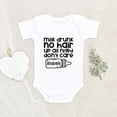 thumbnail image 1 of Newbabywishes - Milk Drunk No Hair Babylife Baby Clothes for Boys and Girls - Funny Baby Clothing, 1 of 4