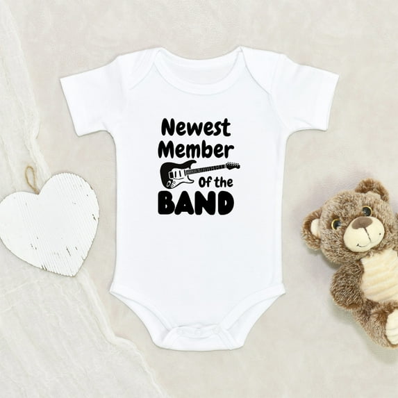 Newbabywishes - Newest Member of the Band Baby Clothes for Boys and Girls - Newborn Baby Clothes