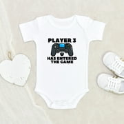 Newbabywishes - Player 3 Has Entered The Game Baby Clothes for Boys and Girls - Newborn Baby Clothes