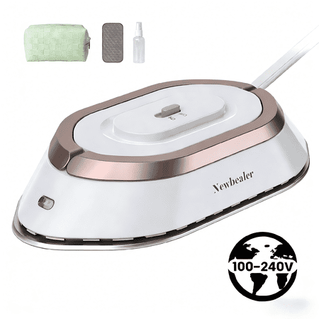 Newbealer Travel Iron for Clothes,100V-240V Portable Mini Ironing Machine with Non-Stick Soleplate,0.8lb Ultra-Lightweight,302°F Small Iron for Sewing,Quilting and Handcraft price history and forecast - Newbealer NB301