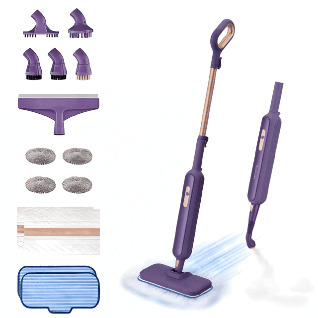 Steam Mach Newbealer Steam Mop,16-IN-1 Handheld Steam Cleaner & Floor Steame,3 ...