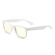 Newbee Fashion - Anti-Reflective Comfortable Computer Reading Glasses No Magnification Helps Eye Strain, Fatigue and Dry Eyes from Digital Devices with Anti-Blue Light, Anti-UV and Anti-Glare