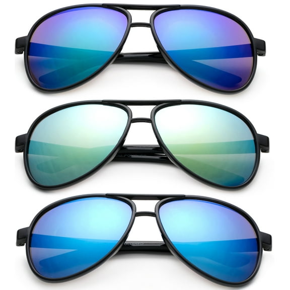 Newbee Fashion - "Aviator" Kids Sunglasses Girls Boys Plastic Aviator Fashion Sunglasses UV Protection Comfortable for All Ages