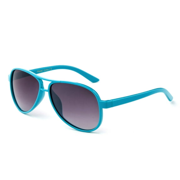 Newbee Fashion - "Aviator" Kids Sunglasses Girls Boys Plastic Aviator Fashion Sunglasses UV Protection Comfortable for All Ages