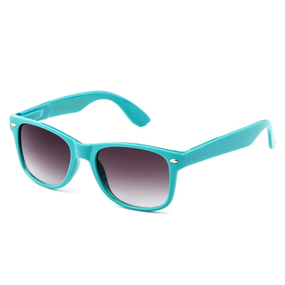 Newbee Fashion - "Blue" Kids Style Sunglasses with Comfortable Spring Temple UV Protection Girls Boys Toddlers Sunglasses ( 1-6 Years)
