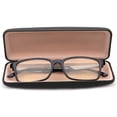 thumbnail image 1 of Newbee Fashion - Blue Light Blocking Glasses, Computer Glasses Reduce Eyestrain, Rectangle Plastic Frame Metal Temple Fashion Clear Lens Glasses for Men Black, 1 of 3