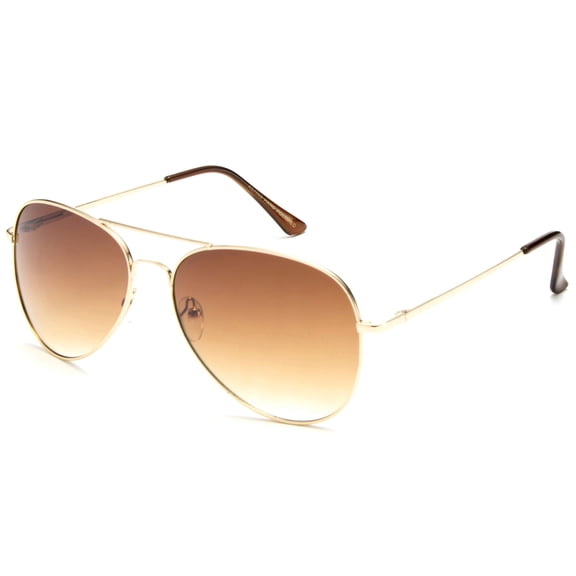 Newbee Fashion -Classic Aviator Sunglasses Flash Full Mirror lenses for Men Women with Spring Hinge UV Protection
