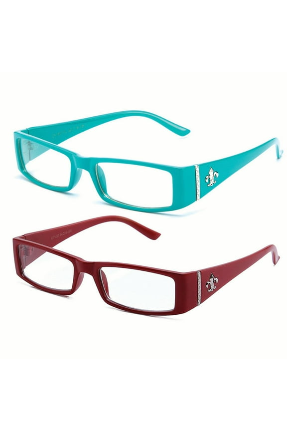 Newbee Fashion - Classic Squared Sleek Fashion Clear Glasses for Women