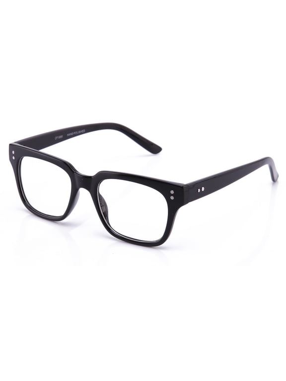 Newbee Fashion - Clear Frames Nerd Geek Squared Simple Fashion Clear Glasses