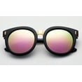 thumbnail image 1 of Newbee Fashion -Designer Inspired Kids Girls Teens Juniors Fashion Sunglasses Trendy Round Oversized Sunglasses for Gilrs with Flash Mirrorrd Lens UV Protection Lead Free High Quality, 1 of 2