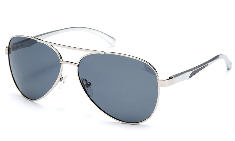 Newbee Fashion - IG511PR-AL Polarized Lens Men Metal Frame Aluminum Spring Temple Fashion Sunglasses