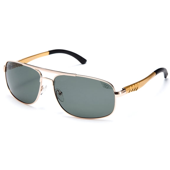 Newbee Fashion - IG513PR-AL Polarized Lens Men Metal Frame Aluminum Spring Temple Fashion Sunglasses