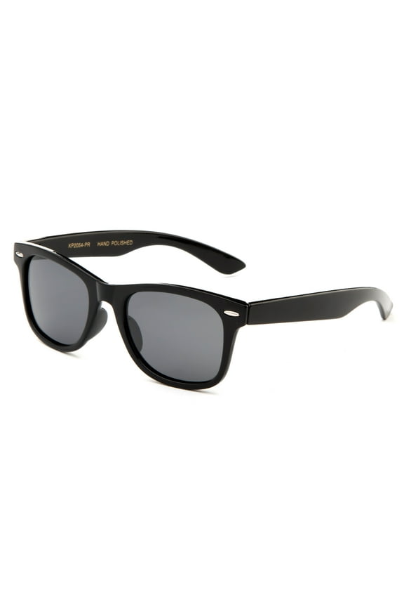 - Kids 80's Classic Vintage Retro Style Polarized Lens Fashion Sunglasses for 1-5 Years Baby Toddler Matt Black