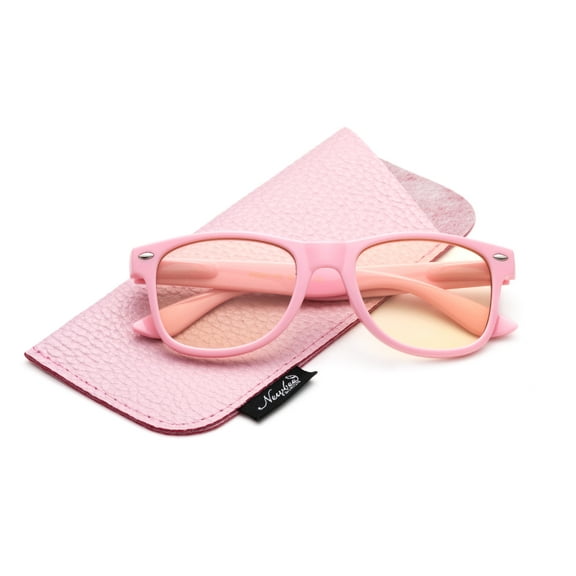 Newbee Fashion Kids Blue Light Block Glasses Gilrs Boys Toddles (under 5 Years) Small Frame-Computer and Gamer Eyewear Anti-Glare Protection Anti-Fatigue Anti UV Glasses for Smartphone Screens