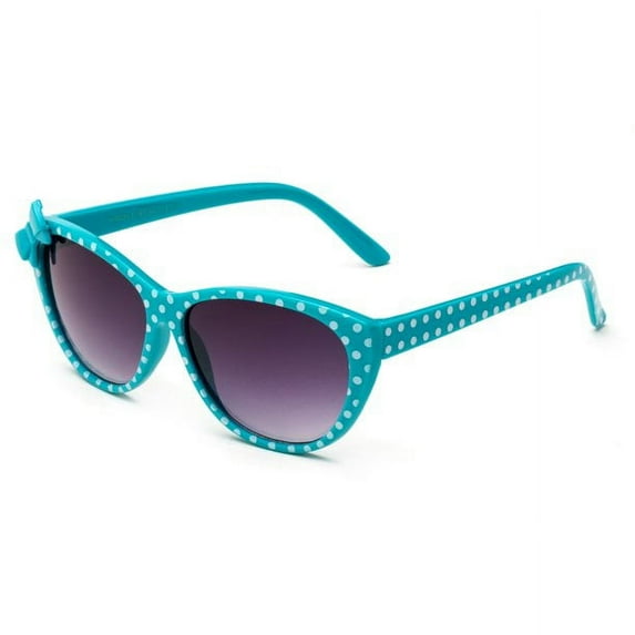 Newbee Fashion - Kids Girls Cute Bow Fashion Sunglasses One Piece Shield Lense (4-12 Years) UV Protection