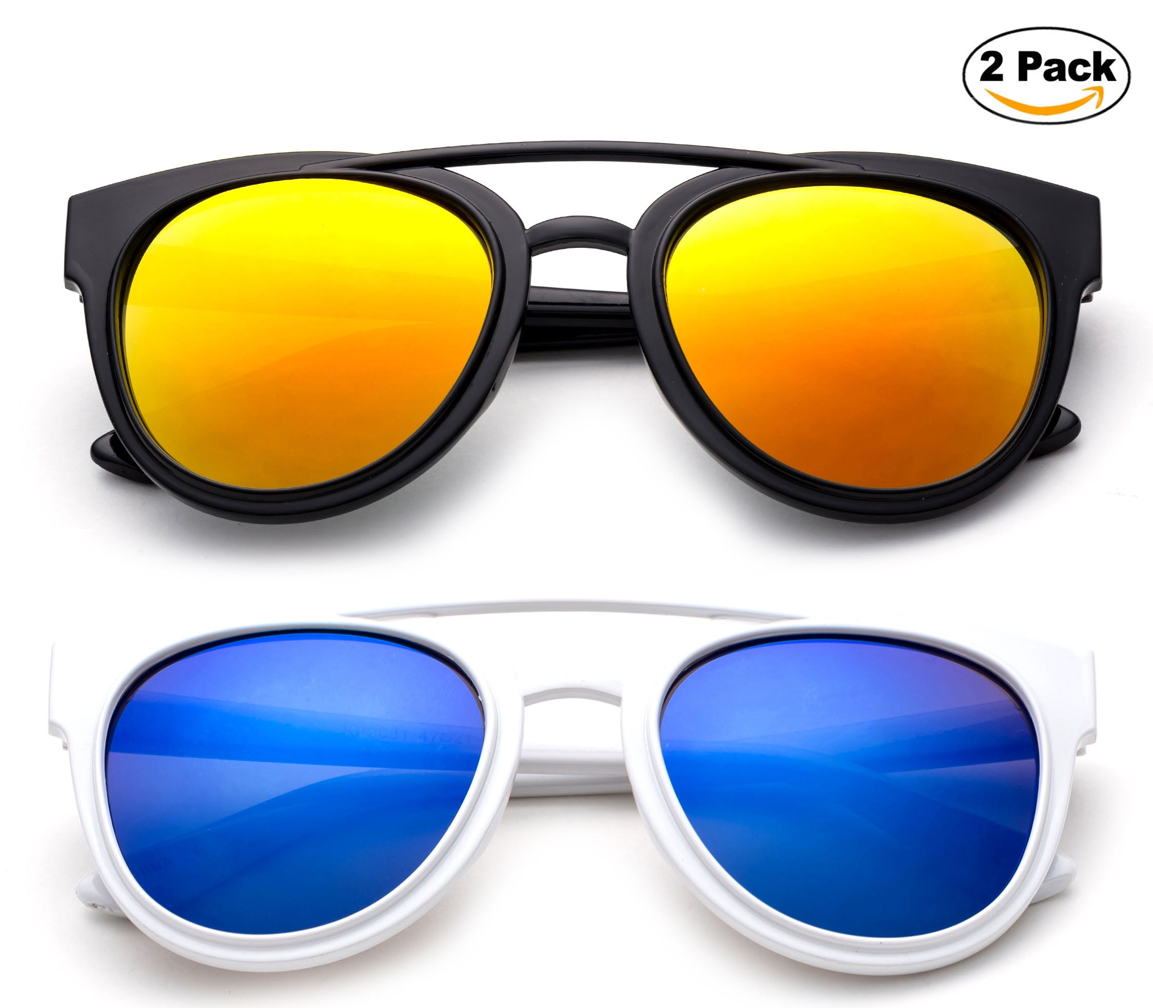 Newbee Fashion Plastic Clear Lens Glasses – High Fashion Frame With UV400 Protection