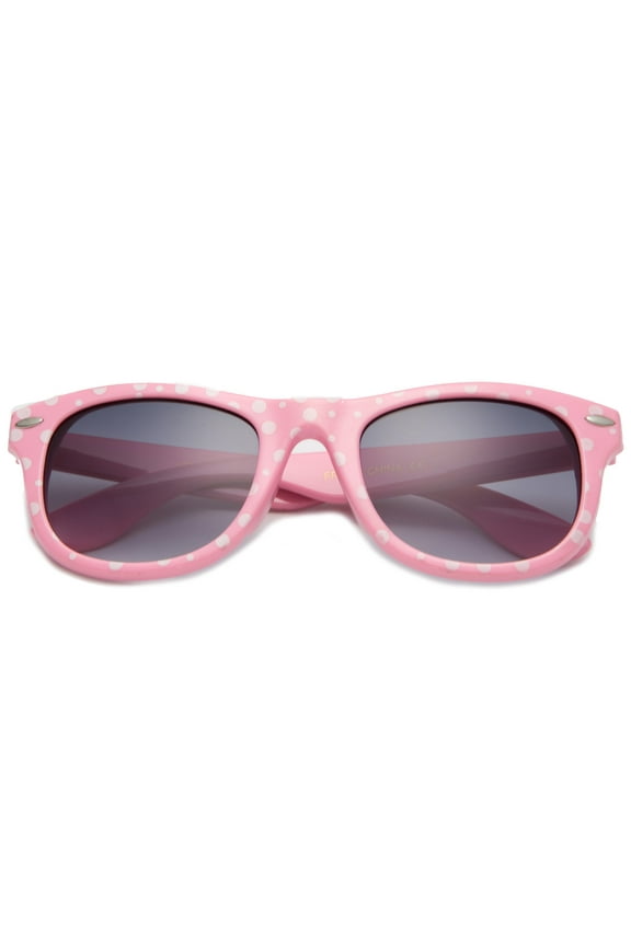- Kyra Kids Plastic Polka Dot Sunglasses with Comfortable Temple UV Protection Girls Toddlers Sunglasses (5- 12 Years)