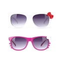 thumbnail image 1 of Newbee Fashion - Kyra Kids Retro Hello Kitty w/ Bow and Whiskers Lead-Free Sunglasses, 1 of 2
