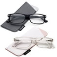 thumbnail image 1 of Newbee Fashion- Men Women Non Prescription Fashion Clear Lens Glasses Rectangular Frame, 1 of 3