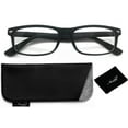 thumbnail image 1 of Newbee Fashion- Men Women Non Prescription Fashion Clear Lens Glasses Rectangular Frame, 1 of 2