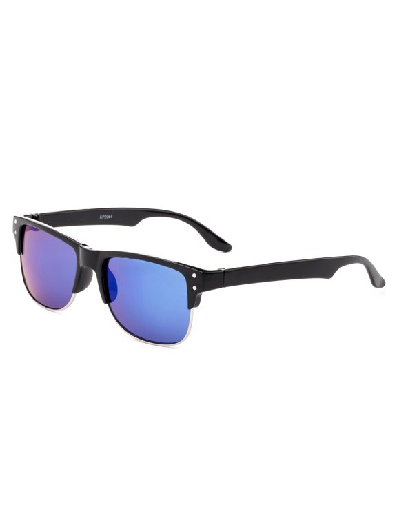 Newbee Fashion - "Reeves" Kyra Kids Fashion Mirrored Lenses Style Children Boys Sunglasses with UV Protection