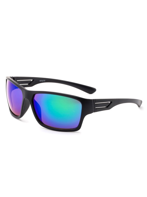Newbee Fashion - "School" Kyra Kids Sport Design Wrap Around Flash/Mirror Sunglasses