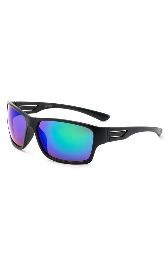 Newbee Fashion - "School" Kyra Kids Sport Design Wrap Around Flash/Mirror Sunglasses