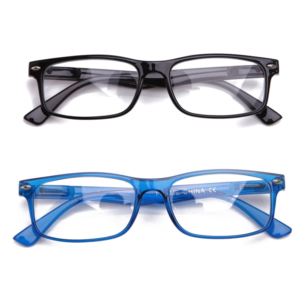 Clear Lens Glasses – No Logo, Simple Design | Unisex Translucent Frame Glasses