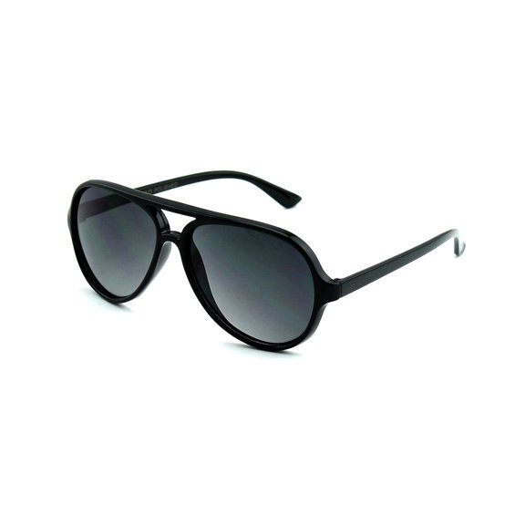 Newbee Fashion - "Zay" Kids Boys Cool Look Plastic Aviator Style Comfortable Flash Lens Sunglasses UV Protection