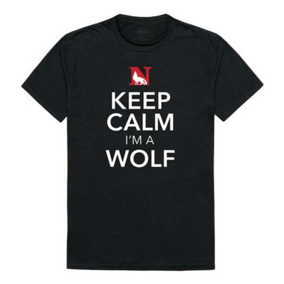 Newberry College Wolves Keep Calm T-Shirt, Black - Small
