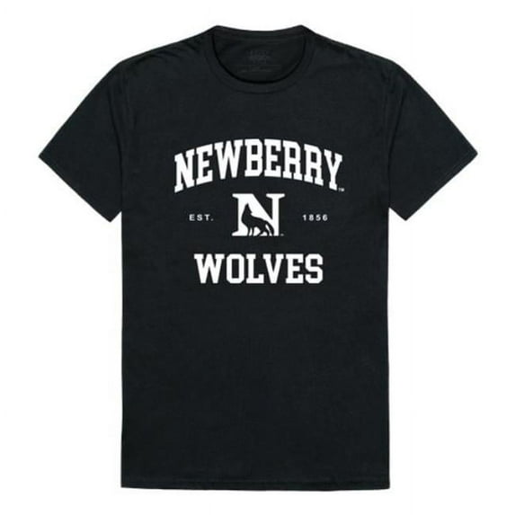 Newberry College Wolves Seal College T-Shirt, Black - Small
