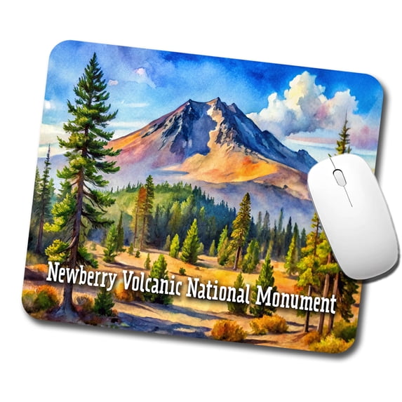 Newberry Volcanic National Monument Oregon Mouse Pad Low Profile Gaming Mat
